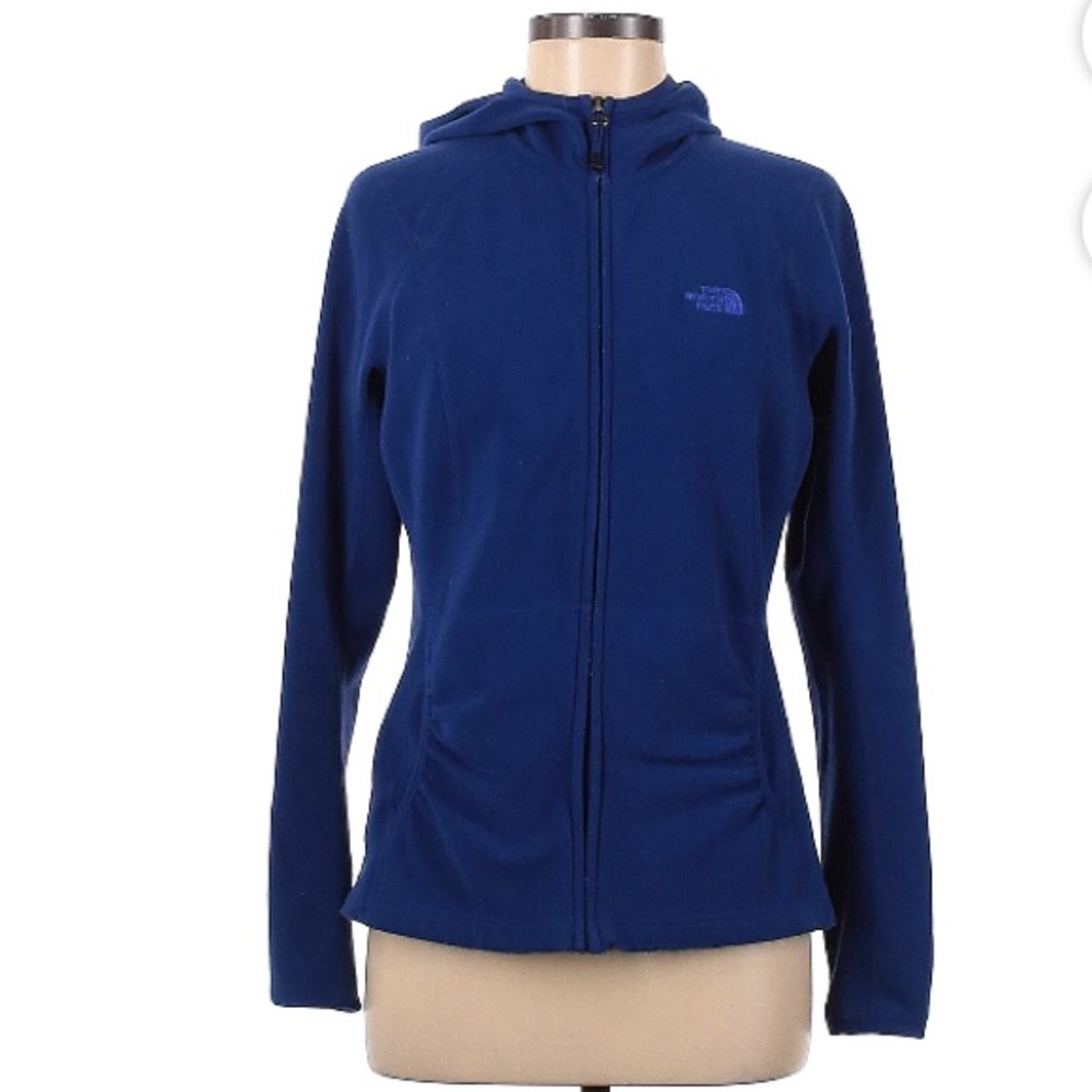 The North Face Women's Blue Full Zip Jacket Fleece Jacket  Size Medium